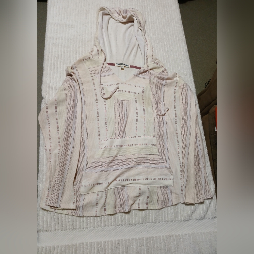 Wall Flower stripped hoodie size 1X